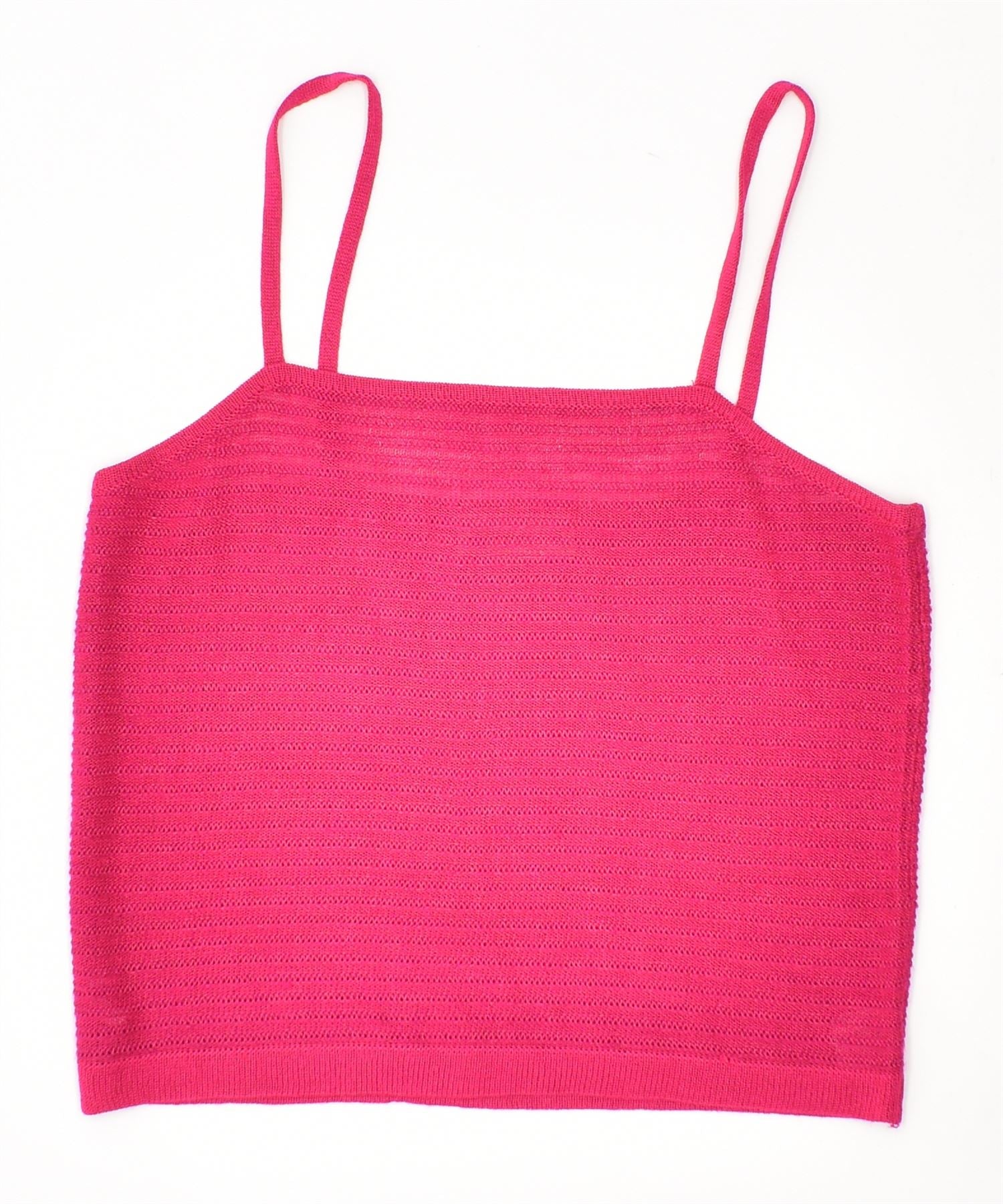 GIGLIOLAMAGLIA Womens Cami Top IT 48 XL Pink Viscose Vintage, Vintage &  Second-Hand Clothing Online