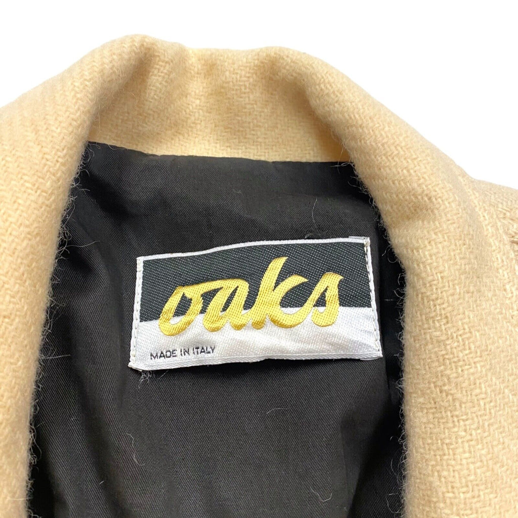 Oaks By Ferre Women's Wool Jacket | Vintage High End Luxury Designer Beige VTG | Vintage Messina Hembry | Thrift | Second-Hand Messina Hembry | Used Clothing | Messina Hembry 