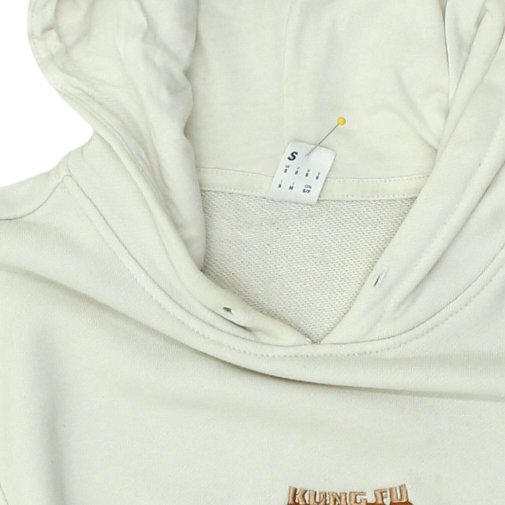 Kung Fu Panda X Reebok Mens White Pullover Hoodie | Animated Film Sportswear | Vintage Messina Hembry | Thrift | Second-Hand Messina Hembry | Used Clothing | Messina Hembry 