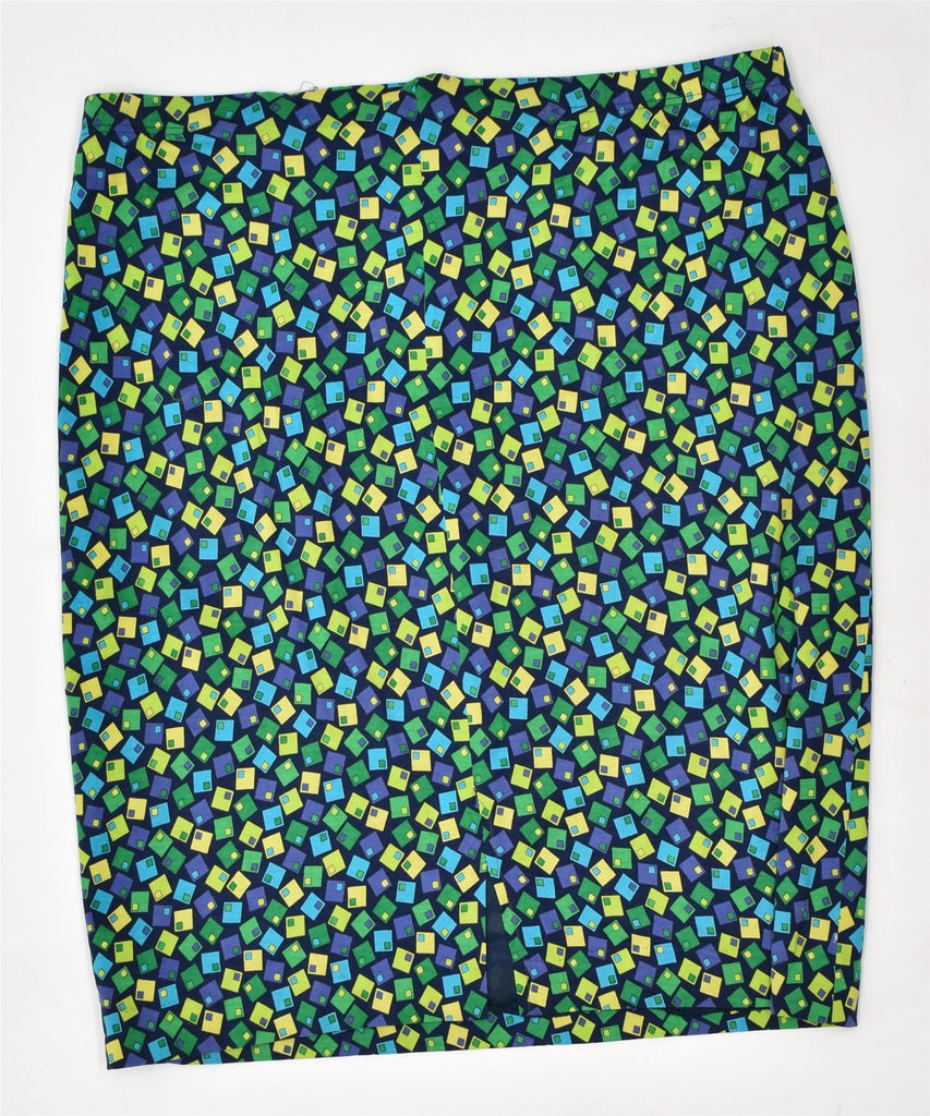 LIOLA Womens Short Sleeve 2 Piece Skirt Set IT 52 2XL Multicoloured | Vintage | Thrift | Second-Hand | Used Clothing | Messina Hembry 