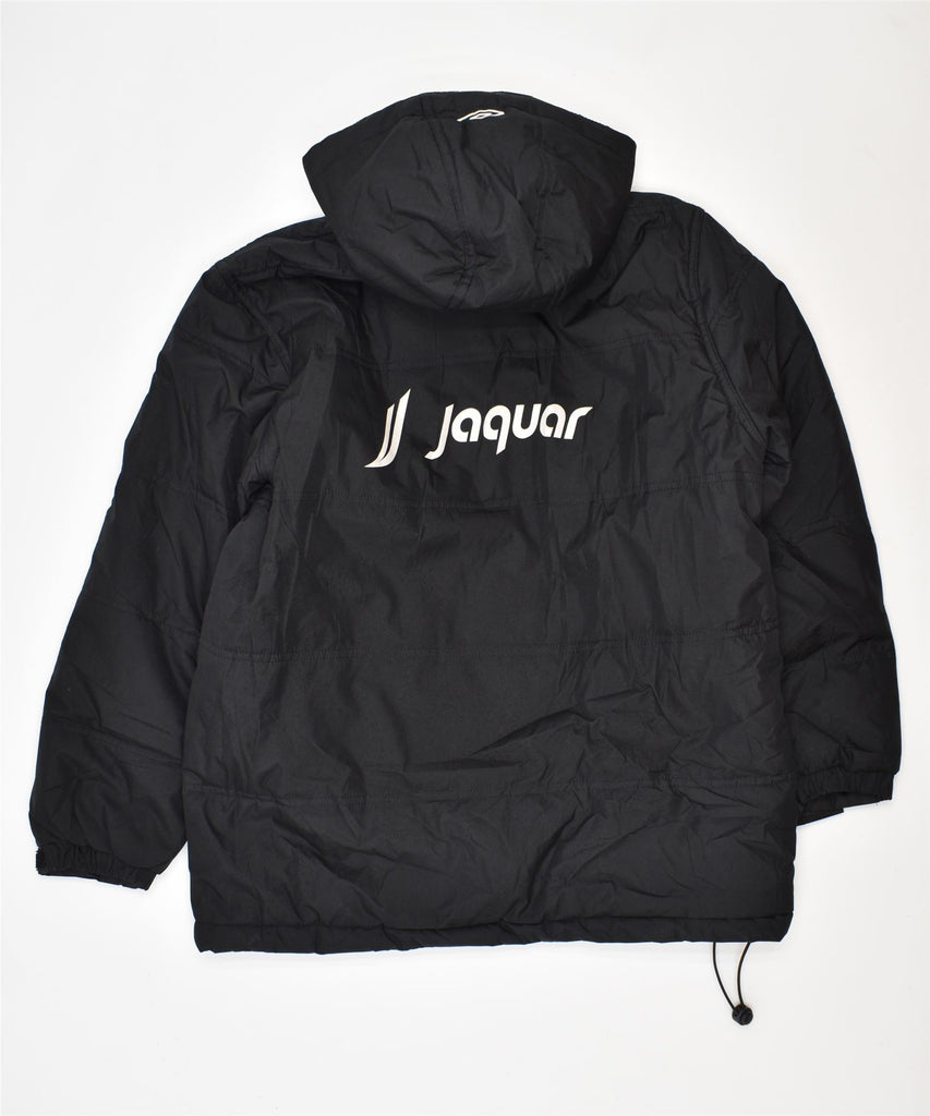 UMBRO Mens Hooded Waterproof Jacket UK 34 XS Black Polyester | Vintage | Thrift | Second-Hand | Used Clothing | Messina Hembry 