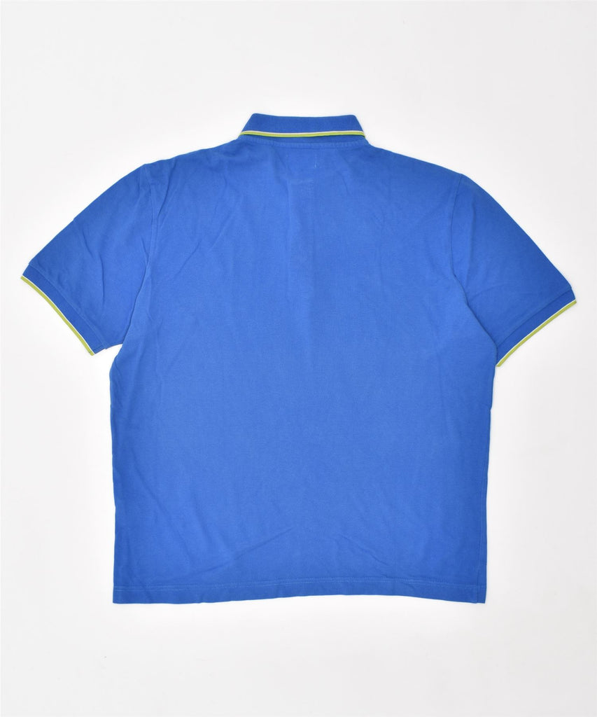 KAPPA Mens Polo Shirt Large Blue Cotton | Vintage | Thrift | Second-Hand | Used Clothing | Messina Hembry 