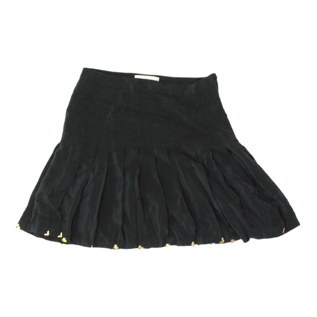 Versace For H&M Womens Black Pleated Skirt | Vintage High End Designer VTG | Vintage Messina Hembry | Thrift | Second-Hand Messina Hembry | Used Clothing | Messina Hembry 