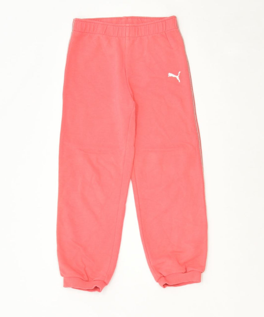 PUMA Girls Tracksuit Trousers 3-4 Years Pink Cotton Sports | Vintage | Thrift | Second-Hand | Used Clothing | Messina Hembry 