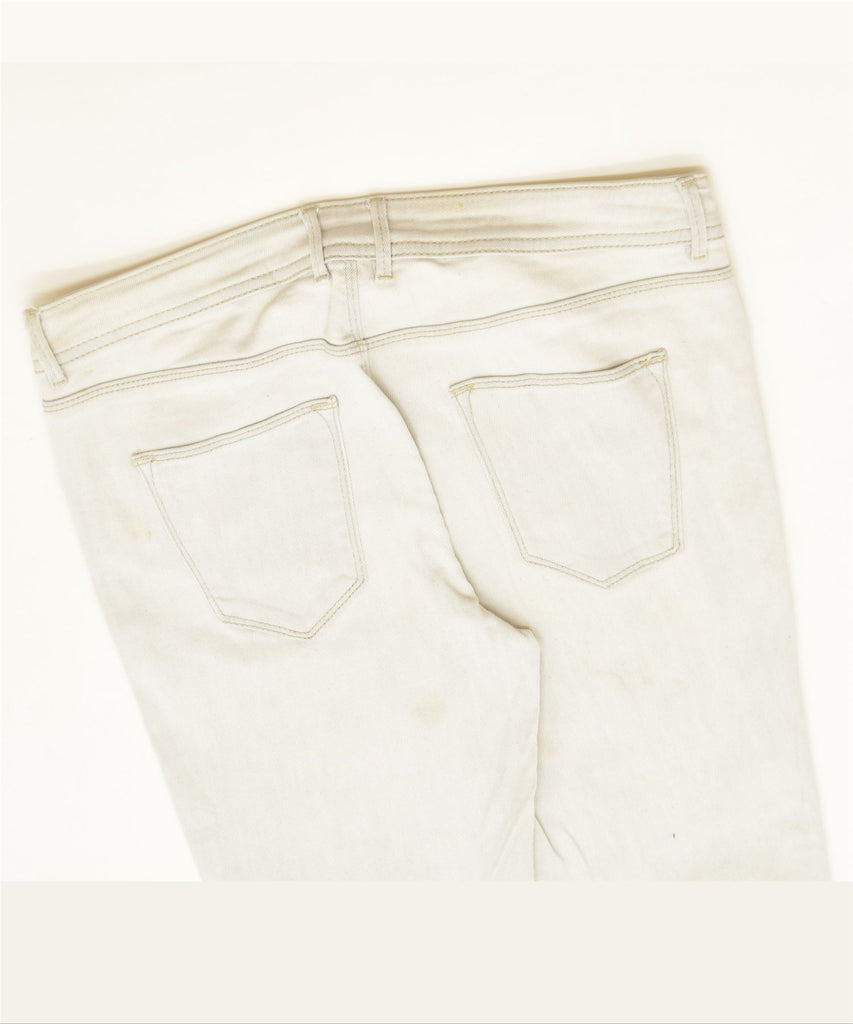 MASSIMO DUTTI Womens Skinny Jeans US 6 Medium W30 L27 Off White Classic | Vintage | Thrift | Second-Hand | Used Clothing | Messina Hembry 