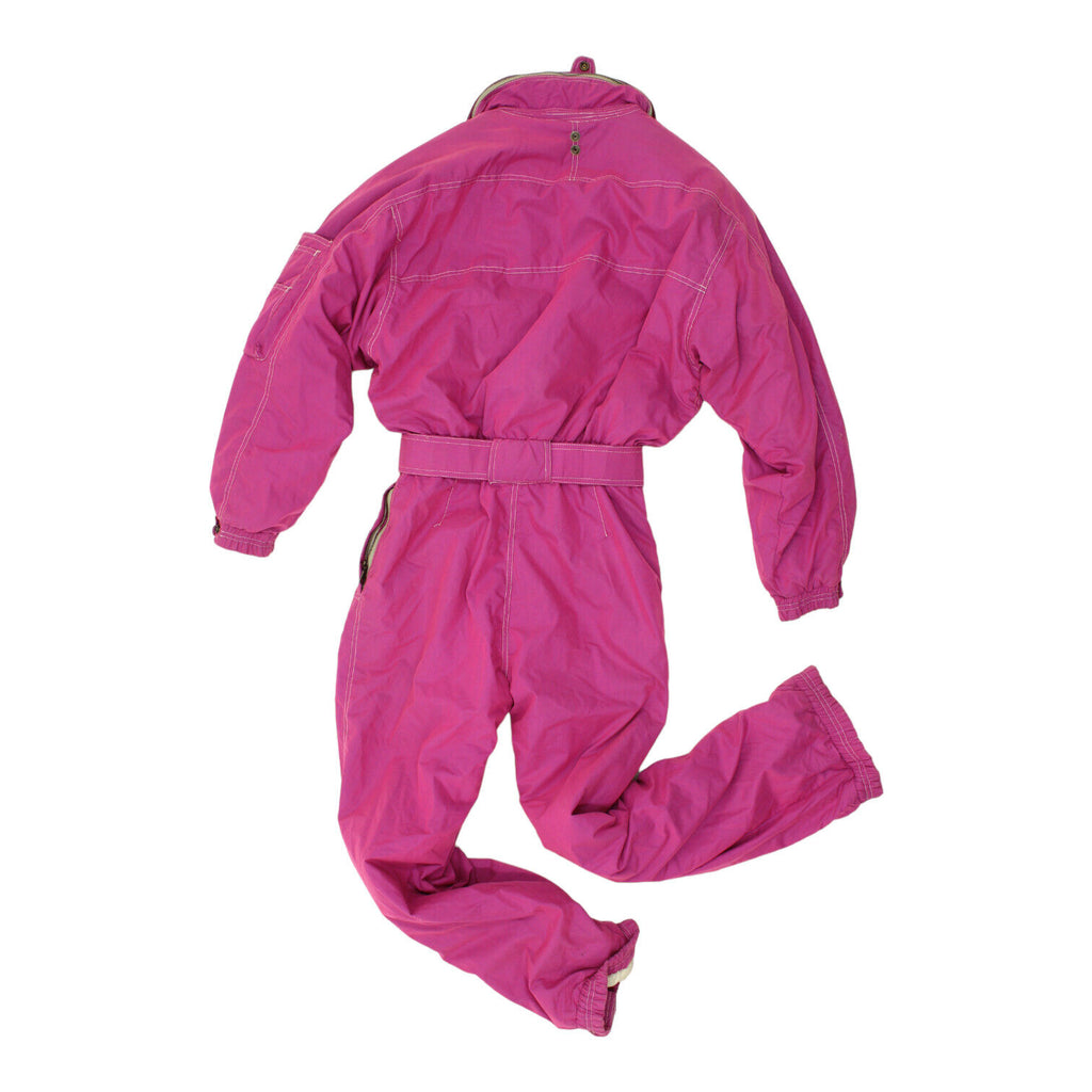 Sergio Tacchini Womens Pink Ski Suit | Vintage Retro Winter Sportswear Snowsuit | Vintage Messina Hembry | Thrift | Second-Hand Messina Hembry | Used Clothing | Messina Hembry 