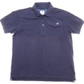 CHAMPION Boys Polo Shirt 7-8 Years Small Blue Cotton | Vintage | Thrift | Second-Hand | Used Clothing | Messina Hembry 