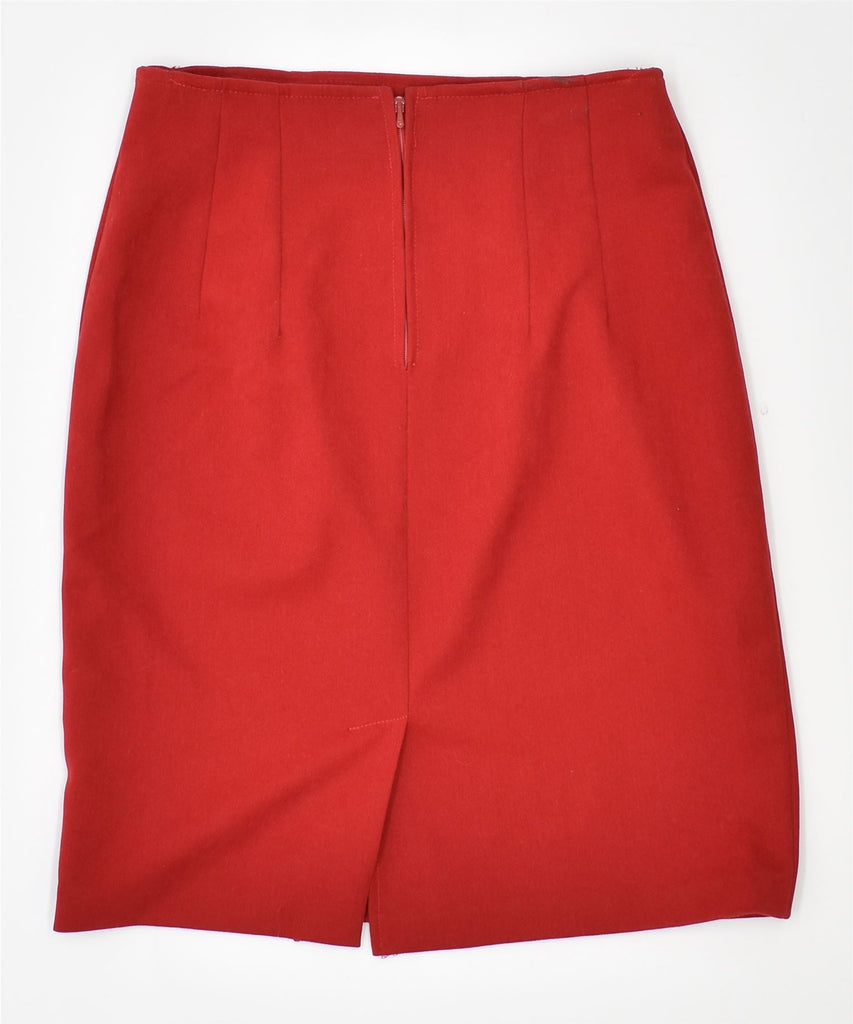 VINTAGE Womens Straight Skirt W27 Medium Red | Vintage | Thrift | Second-Hand | Used Clothing | Messina Hembry 