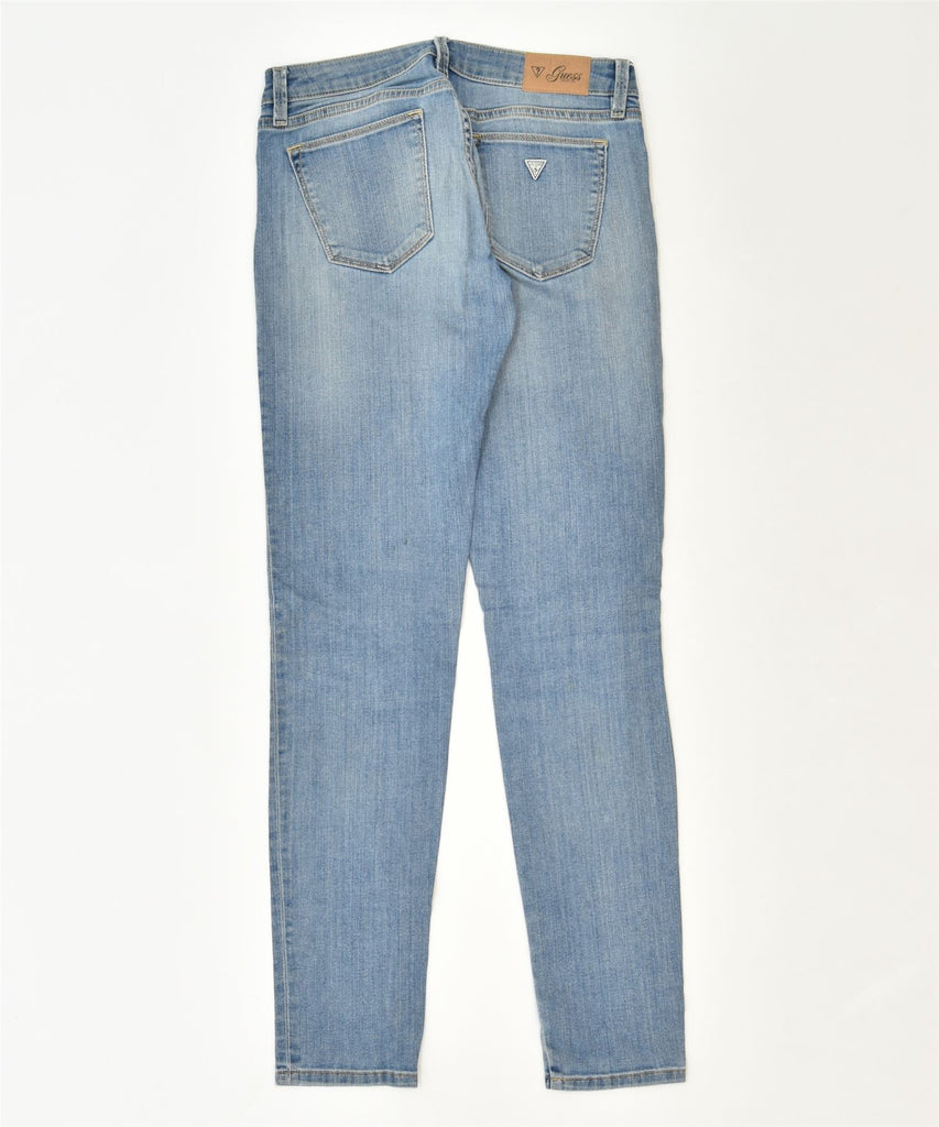 GUESS Womens Skinny Jeans W27 L32 Blue Cotton Classic | Vintage | Thrift | Second-Hand | Used Clothing | Messina Hembry 