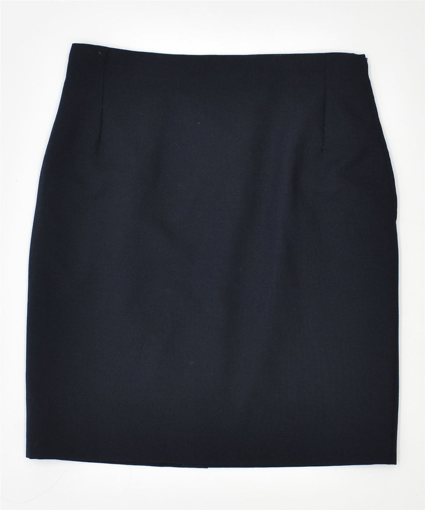 VINTAGE Womens Pencil Skirt W29 Medium Navy Blue | Vintage | Thrift | Second-Hand | Used Clothing | Messina Hembry 