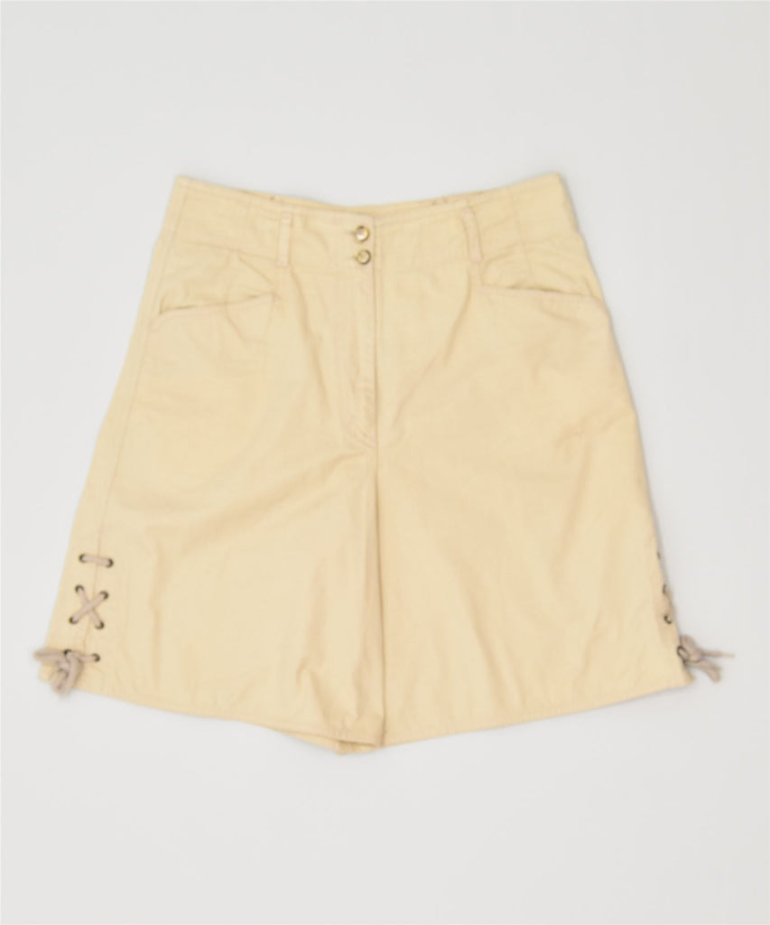 NEWPENNY Womens Cullotes Shorts IT 46 Large W31 Beige Cotton Vintage | Vintage | Thrift | Second-Hand | Used Clothing | Messina Hembry 