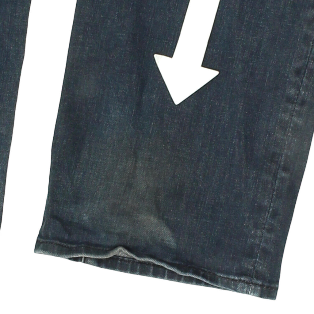 7 For All Mankind Blue Slimmy Jeans | Vintage High End Luxury Designer Denim VTG | Vintage Messina Hembry | Thrift | Second-Hand Messina Hembry | Used Clothing | Messina Hembry 