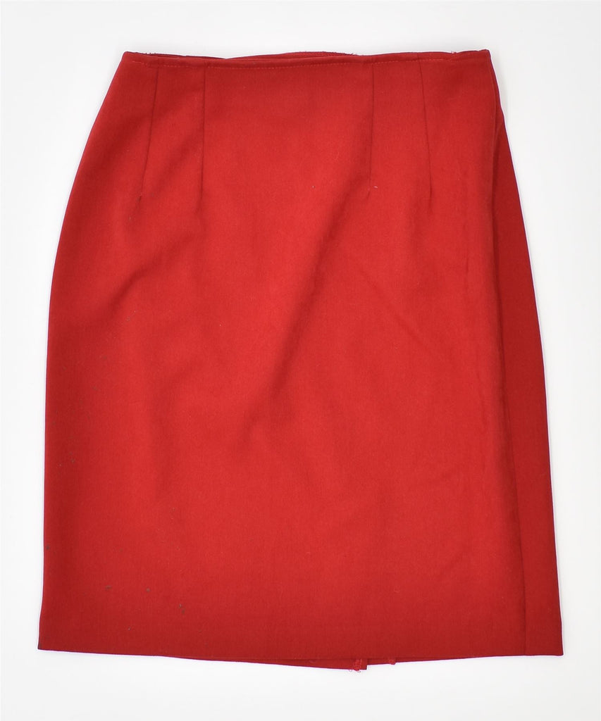 VINTAGE Womens Straight Skirt W27 Medium Red | Vintage | Thrift | Second-Hand | Used Clothing | Messina Hembry 