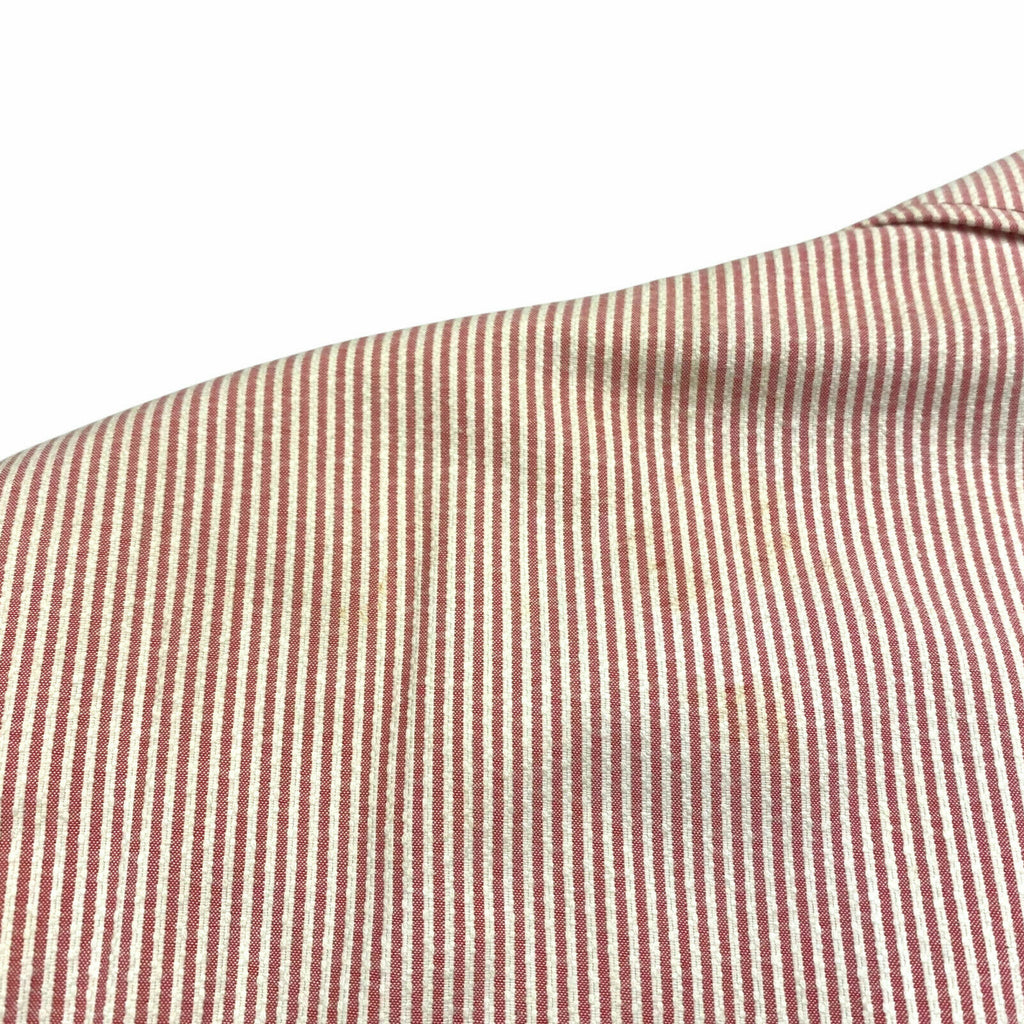 Paul & Shark Striped Cotton Blazer | Vintage Luxury Designer Red White Suit VTG | Vintage Messina Hembry | Thrift | Second-Hand Messina Hembry | Used Clothing | Messina Hembry 