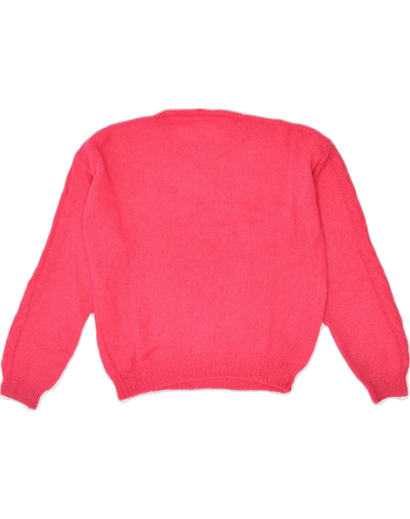 VINTAGE Womens Crew Neck Jumper Sweater UK 14 Large Pink | Vintage | Thrift | Second-Hand | Used Clothing | Messina Hembry 