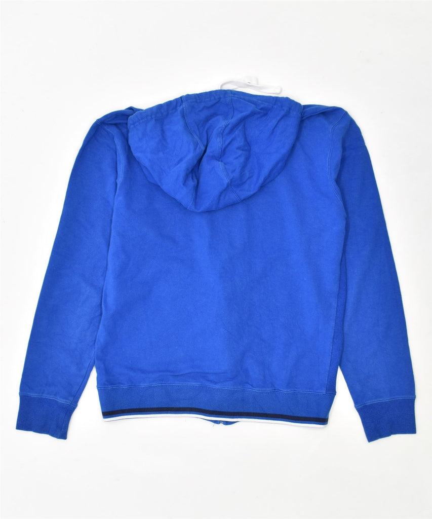 ELLESSE Womens Zip Hoodie Sweater UK 14 Medium Blue Cotton | Vintage | Thrift | Second-Hand | Used Clothing | Messina Hembry 