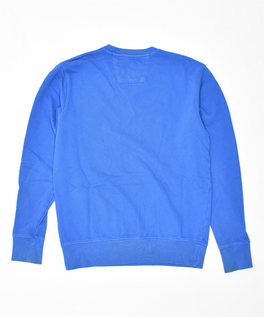 CREW CLOTHING Mens Sweatshirt Jumper Small Blue Cotton | Vintage | Thrift | Second-Hand | Used Clothing | Messina Hembry 