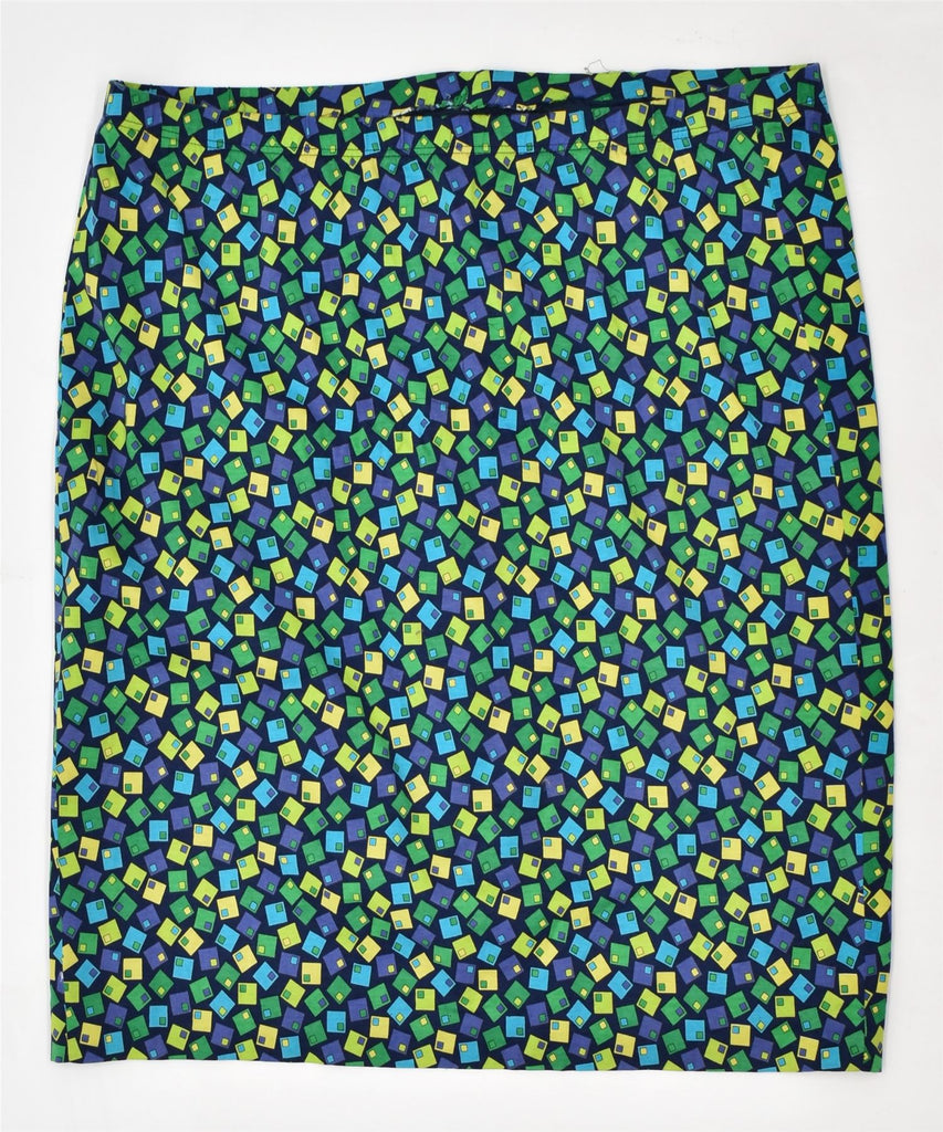 LIOLA Womens Short Sleeve 2 Piece Skirt Set IT 52 2XL Multicoloured | Vintage | Thrift | Second-Hand | Used Clothing | Messina Hembry 