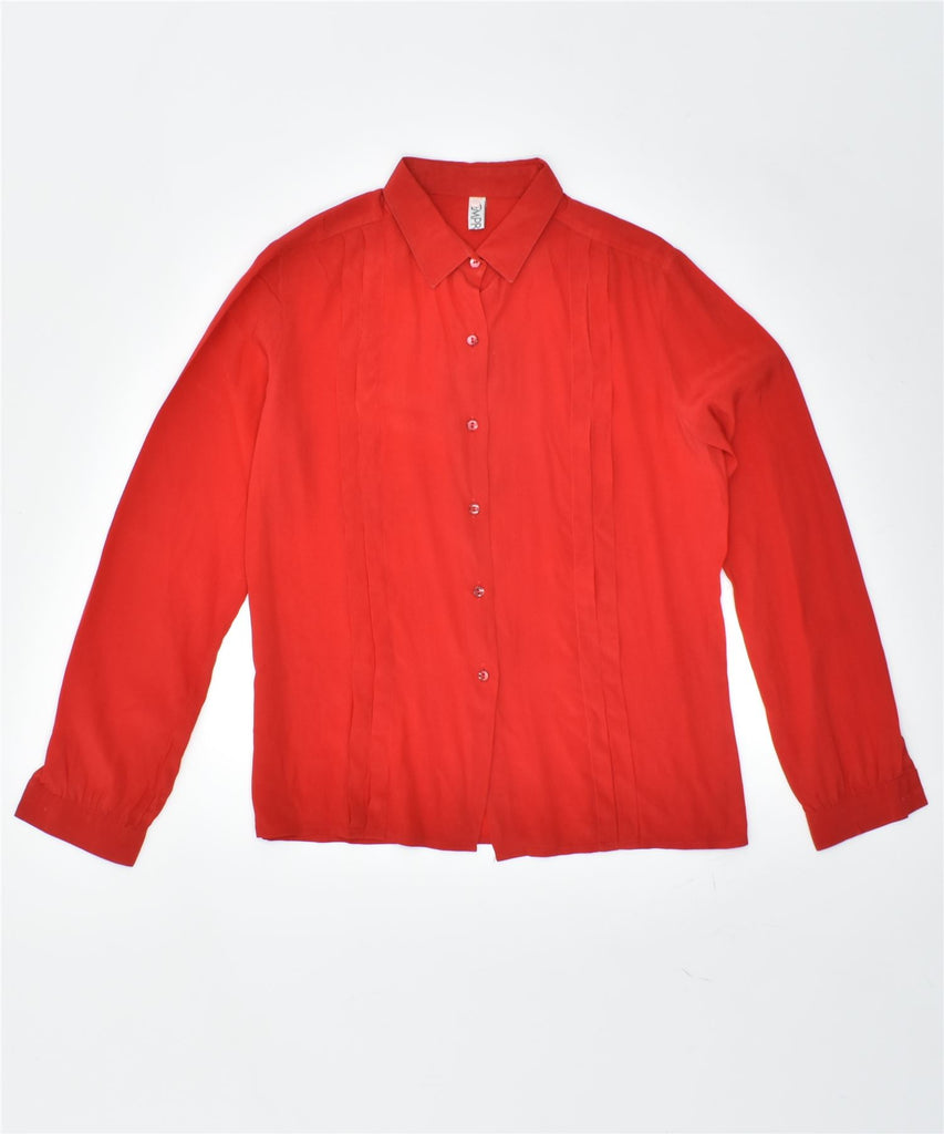 EMPREINTE Womens Shirt IT 46 Large Red Vintage | Vintage | Thrift | Second-Hand | Used Clothing | Messina Hembry 