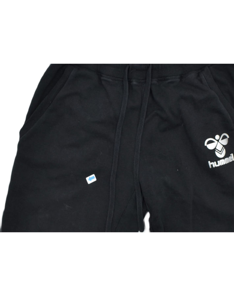 HUMMEL Mens Tracksuit Trousers Medium Black | Vintage | Thrift | Second-Hand | Used Clothing | Messina Hembry 