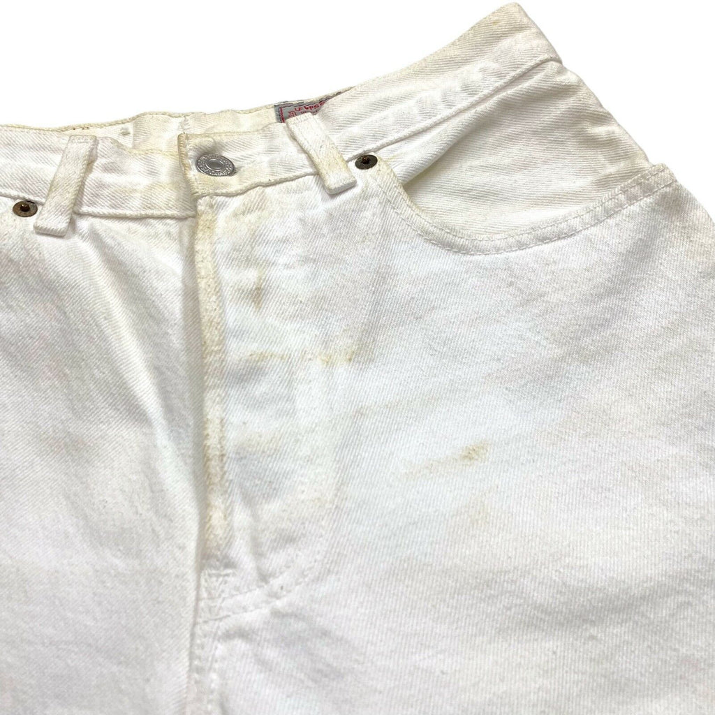 Levi's 901 Women's Jeans | Vintage 90s Retro White Designer Denim Trousers VTG | Vintage Messina Hembry | Thrift | Second-Hand Messina Hembry | Used Clothing | Messina Hembry 