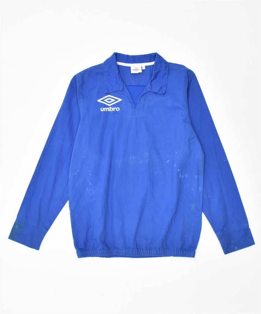 UMBRO Boys Pullover Tracksuit Top Jacket 15-16 Years XL Blue Cotton | Vintage | Thrift | Second-Hand | Used Clothing | Messina Hembry 