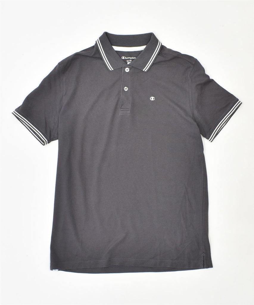 CHAMPION Mens Easy Fit Polo Shirt Small Grey Cotton | Vintage | Thrift | Second-Hand | Used Clothing | Messina Hembry 