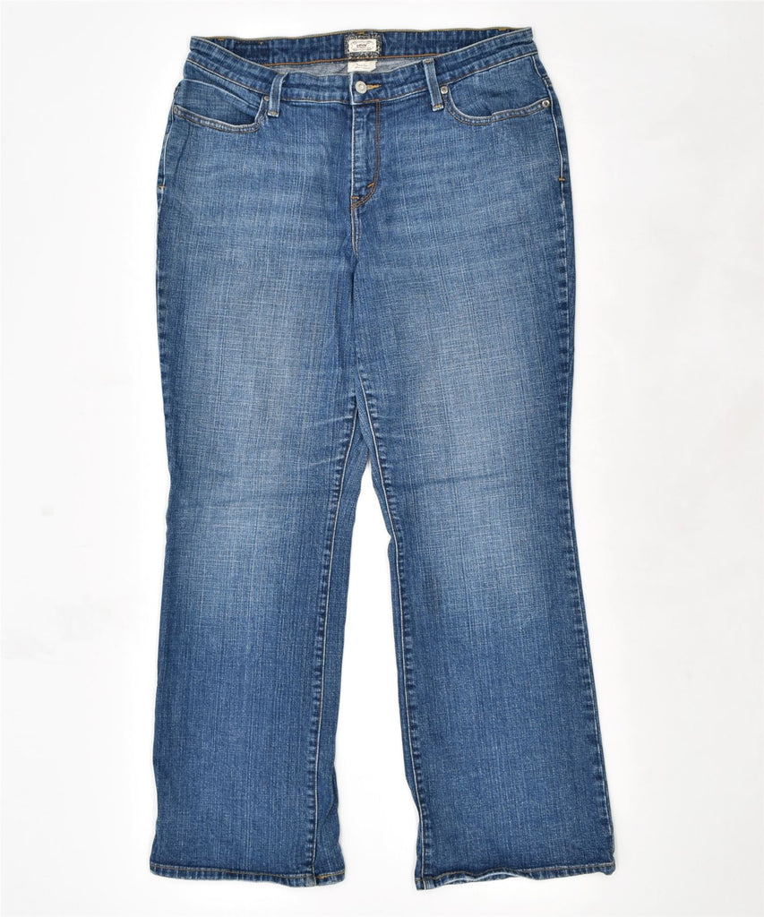 LEVI'S Womens 580 Bootcut Jeans W35 L31 Blue Cotton | Vintage | Thrift | Second-Hand | Used Clothing | Messina Hembry 