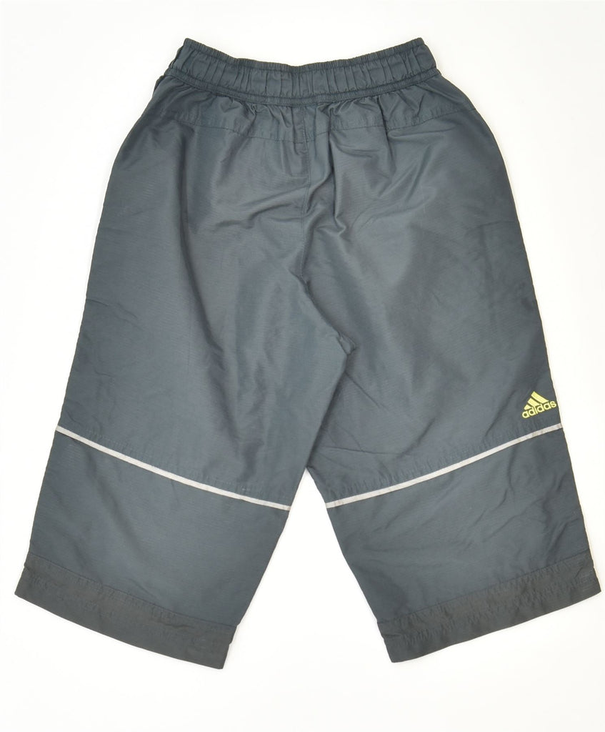 ADIDAS Boys Sport Shorts 9-10 Years Grey Nylon Sports | Vintage | Thrift | Second-Hand | Used Clothing | Messina Hembry 