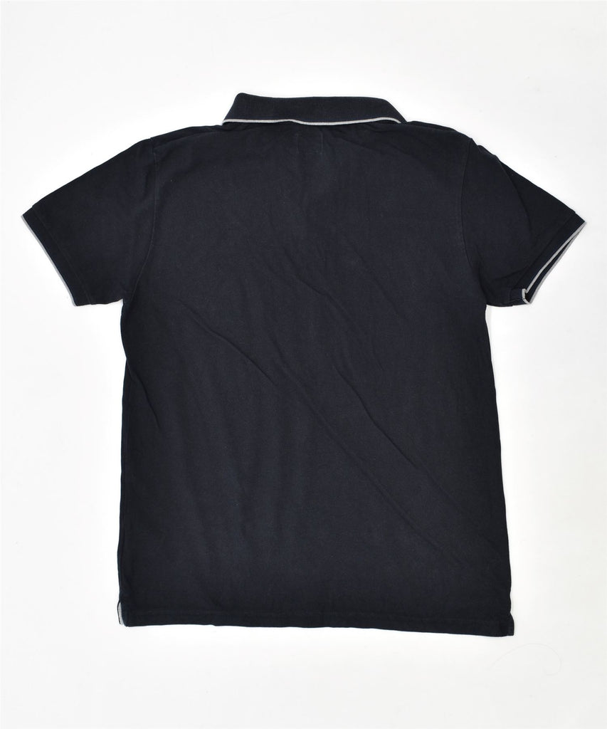 LEE Mens Slim Fit Polo Shirt Large Black Cotton | Vintage | Thrift | Second-Hand | Used Clothing | Messina Hembry 