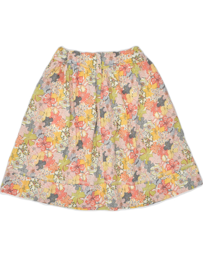 TIMBERLAND Womens A-Line Skirt Small Multicoloured Floral Cotton | Vintage | Thrift | Second-Hand | Used Clothing | Messina Hembry 