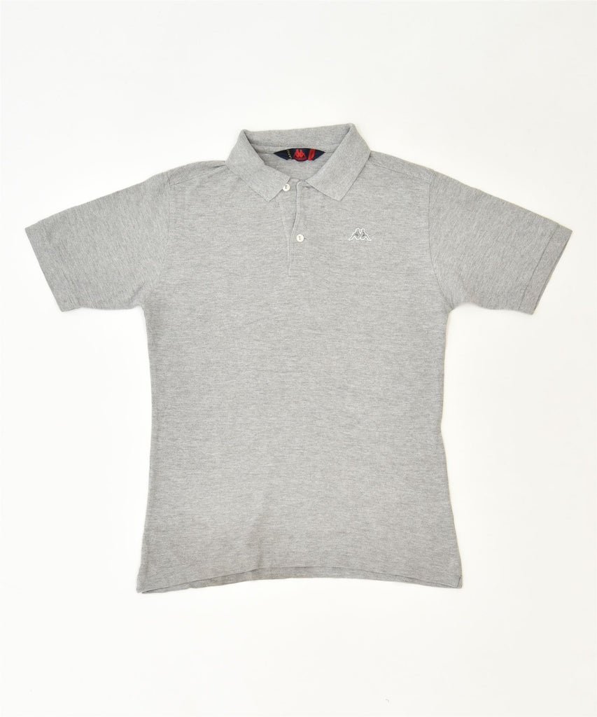 KAPPA Mens Polo Shirt XS Grey Cotton Classic | Vintage | Thrift | Second-Hand | Used Clothing | Messina Hembry 