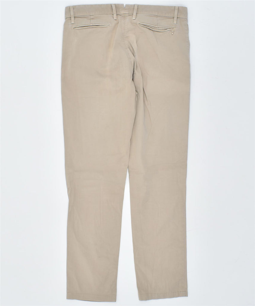 TRUSSARDI Womens Slack Cut Slim Casual Trousers W32 L31 Beige | Vintage | Thrift | Second-Hand | Used Clothing | Messina Hembry 