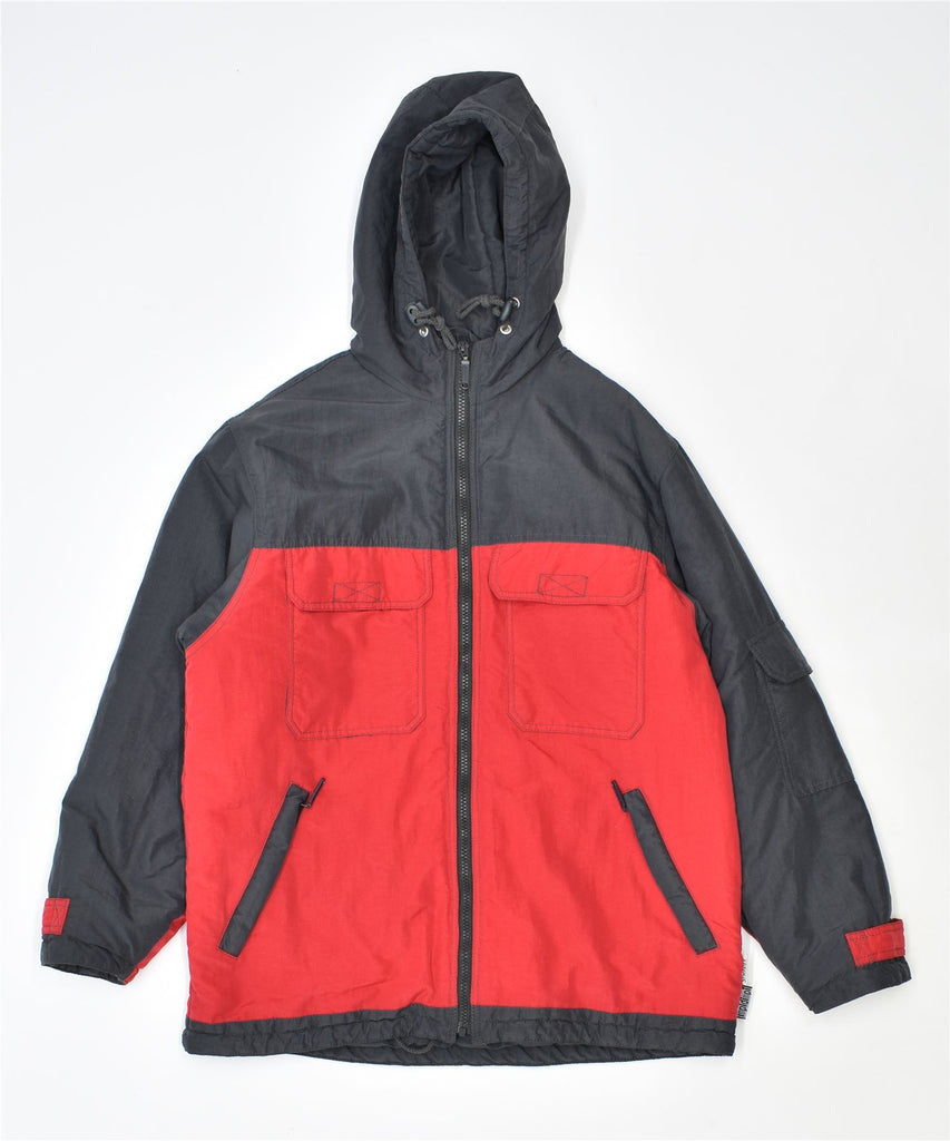 IMPIDIMPI Boys Sympatex Hooded Windbreaker Jacket 13-14 Years Red Nylon | Vintage | Thrift | Second-Hand | Used Clothing | Messina Hembry 