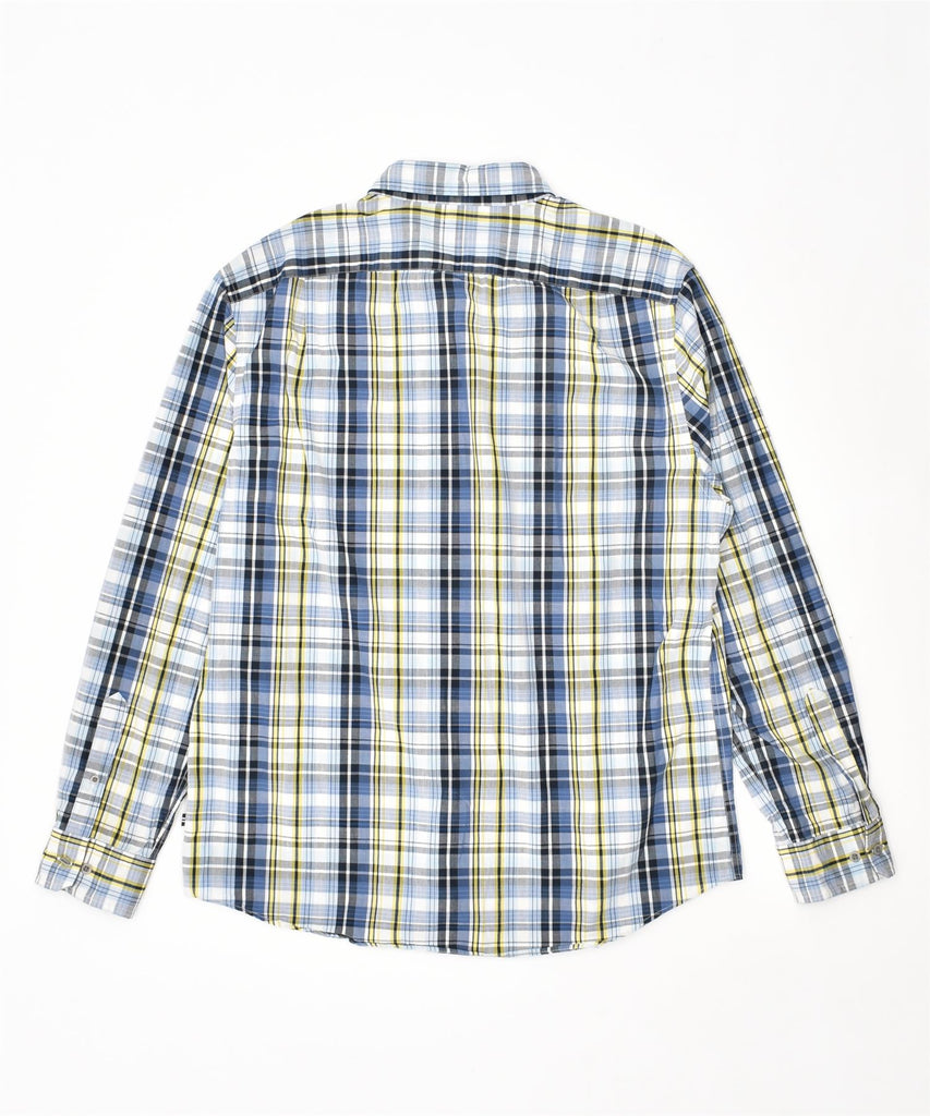 NAUTICA Mens Shirt XL Blue Check Cotton | Vintage | Thrift | Second-Hand | Used Clothing | Messina Hembry 