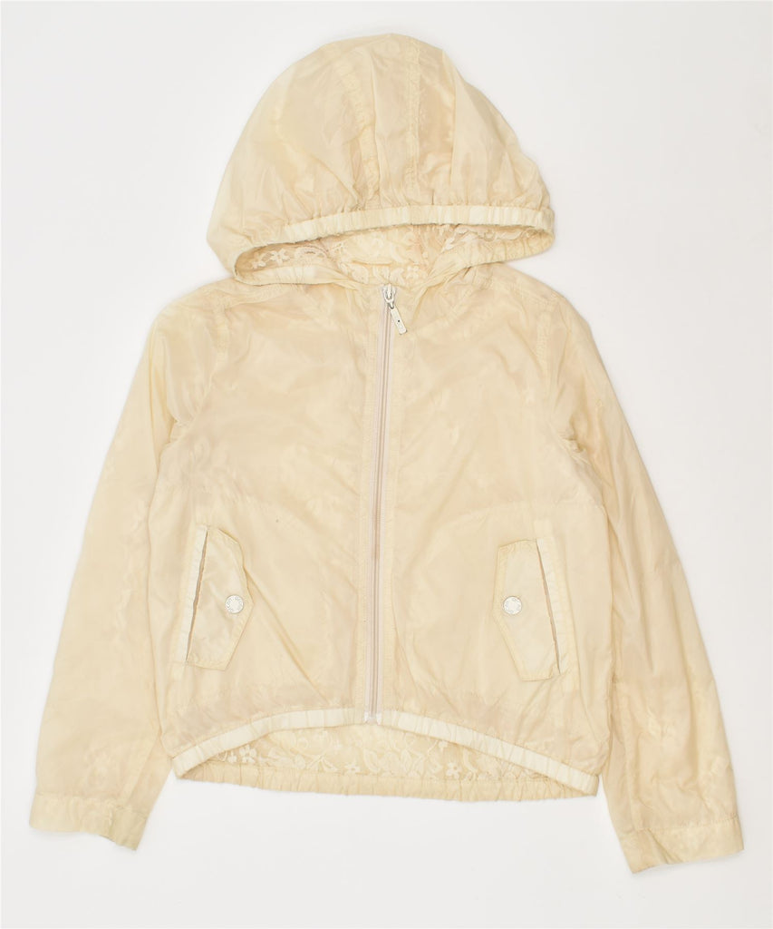 LIU JO Girls Hooded Jacket 5-6 Years Off White Nylon | Vintage | Thrift | Second-Hand | Used Clothing | Messina Hembry 