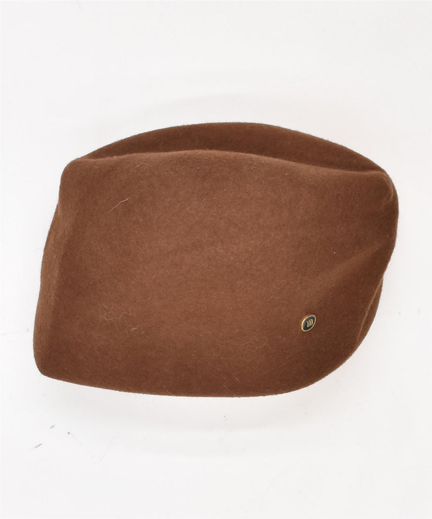 MARZI Womens Beret Hat One Size Brown Vintage | Vintage | Thrift | Second-Hand | Used Clothing | Messina Hembry 