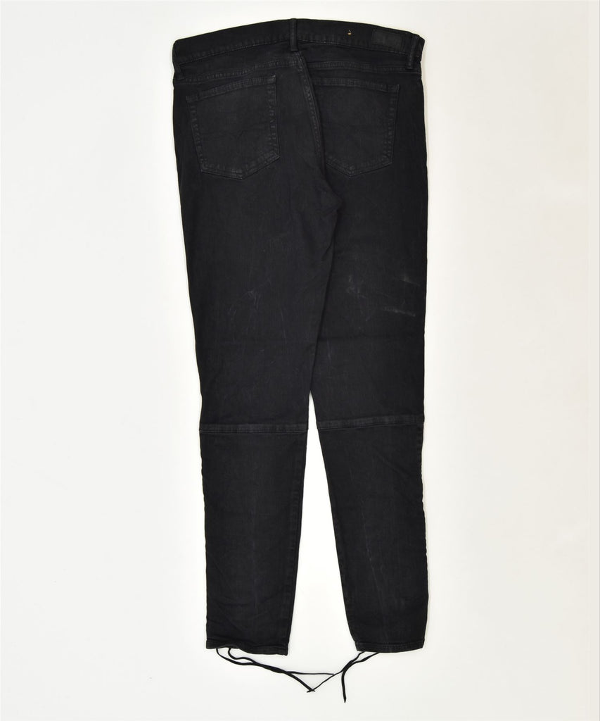 POLO RALPH LAUREN Womens Skinny Jeans W34 L31 Black Cotton Gothic | Vintage | Thrift | Second-Hand | Used Clothing | Messina Hembry 