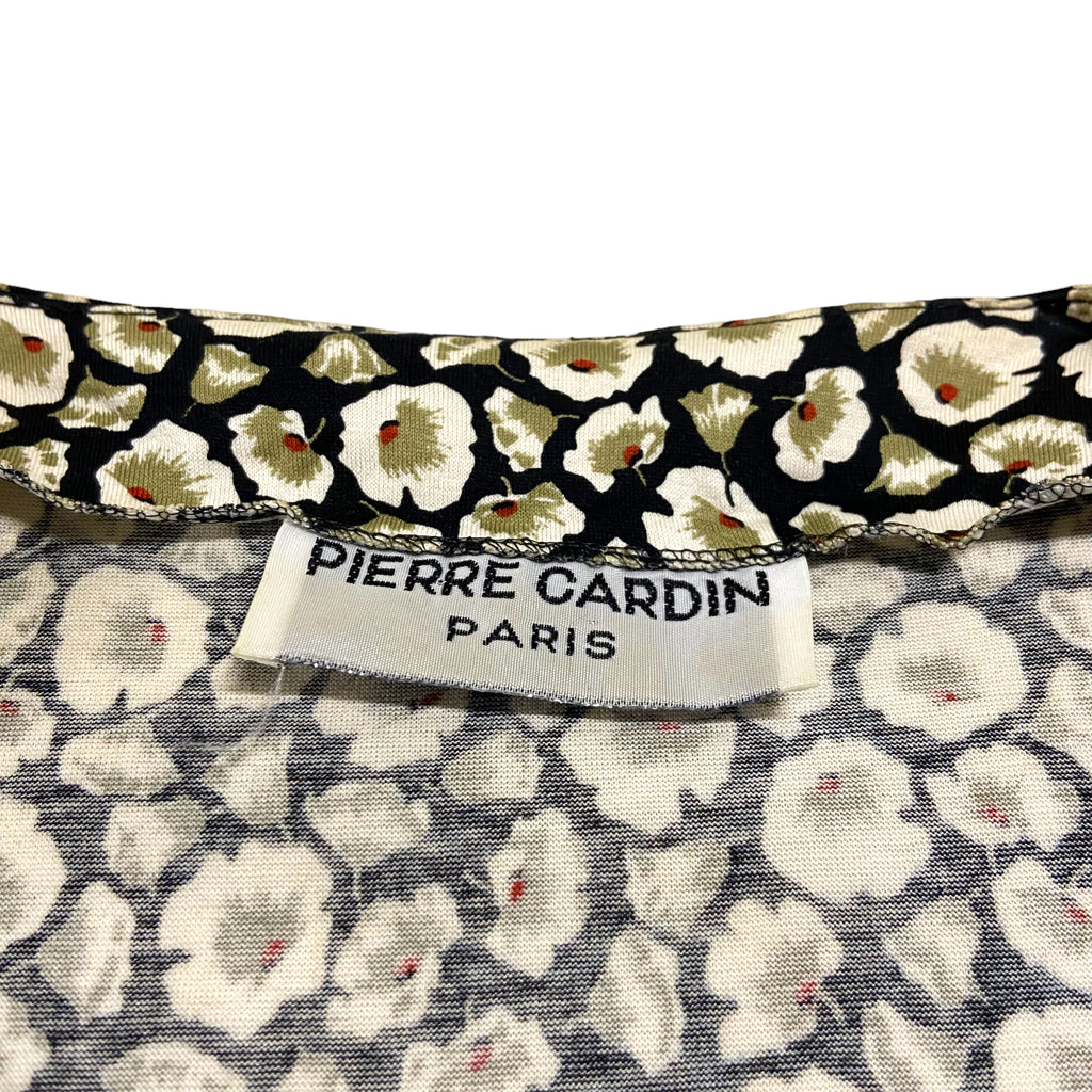 Pierre Cardin Short Sleeve Floral Dress | Vintage High End Luxury Designer VTG | Vintage Messina Hembry | Thrift | Second-Hand Messina Hembry | Used Clothing | Messina Hembry 