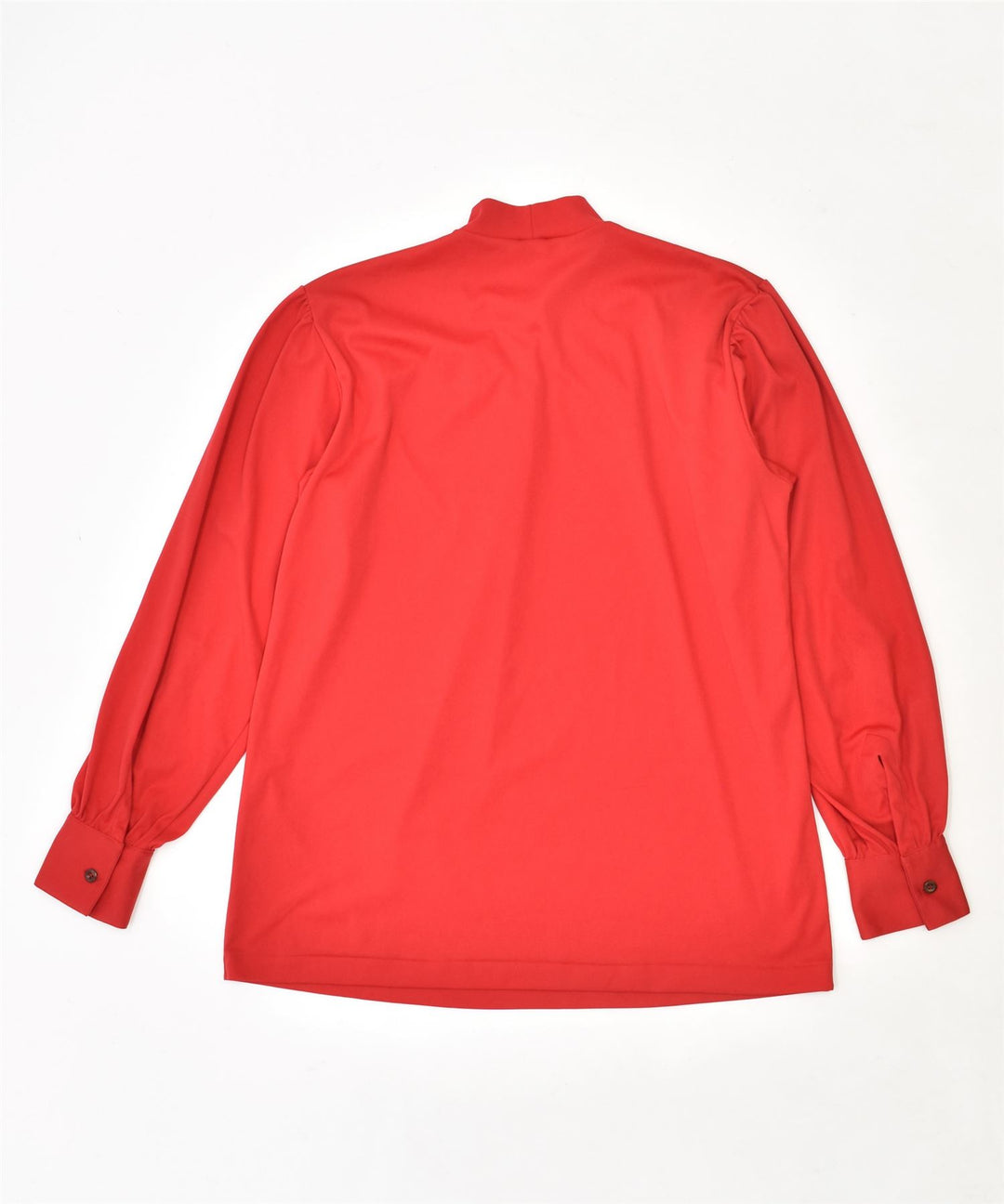 GRAN SASSO Womens Blouse Top UK 14 Large Red Polyester Vintage | Vintage | Thrift | Second-Hand | Used Clothing | Messina Hembry 