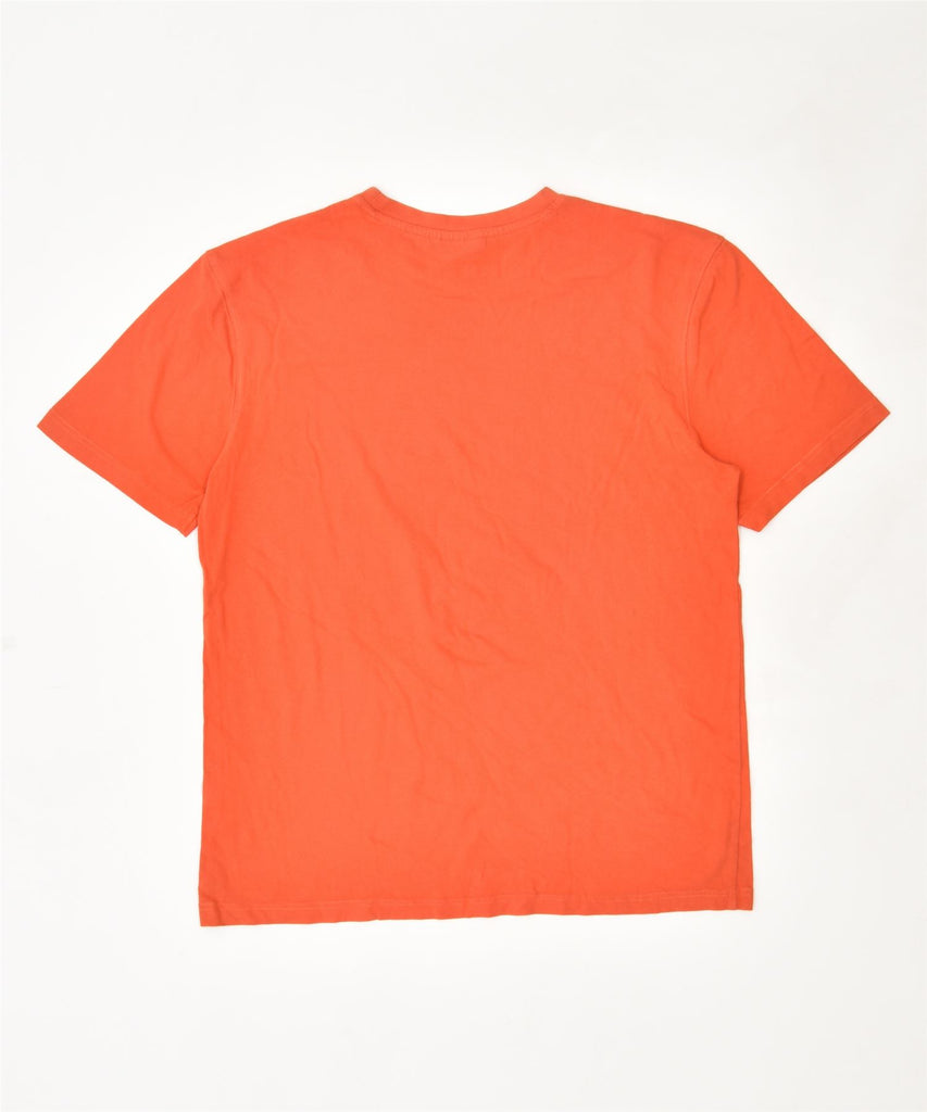 FILA Mens Graphic T-Shirt Top Medium Orange Cotton | Vintage | Thrift | Second-Hand | Used Clothing | Messina Hembry 