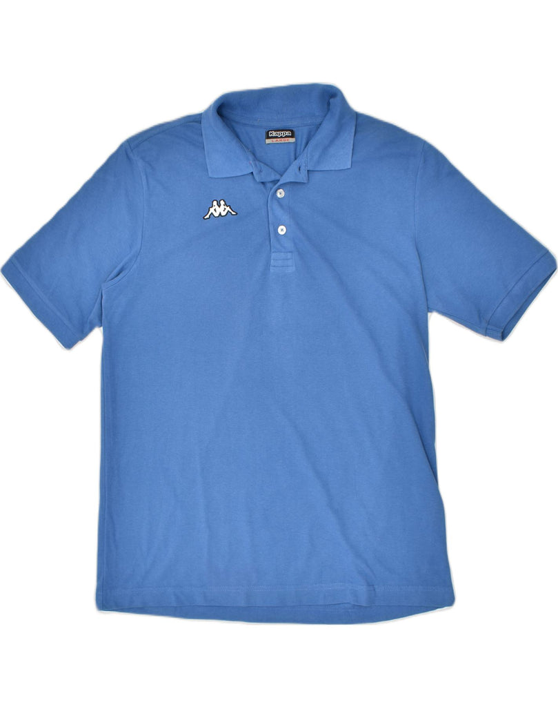 KAPPA Mens Polo Shirt Large Blue Cotton | Vintage | Thrift | Second-Hand | Used Clothing | Messina Hembry 