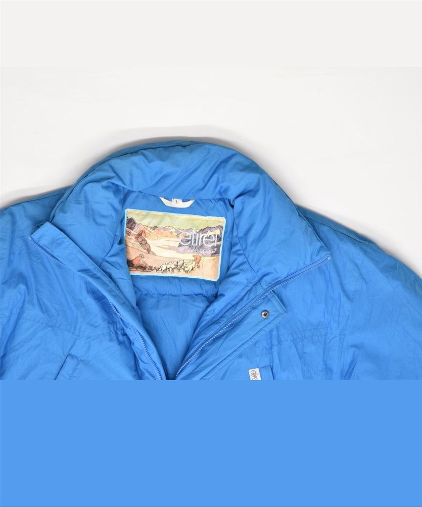 ETIREL Mens Windbreaker Jacket UK 40 Large Blue Polyester Vintage | Vintage | Thrift | Second-Hand | Used Clothing | Messina Hembry 