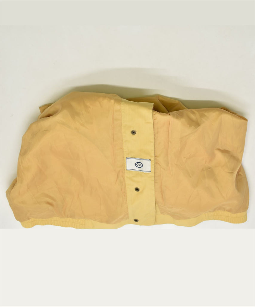 C&A Womens Bomber Jacket EU 42 Large Yellow Polyester Vintage | Vintage | Thrift | Second-Hand | Used Clothing | Messina Hembry 