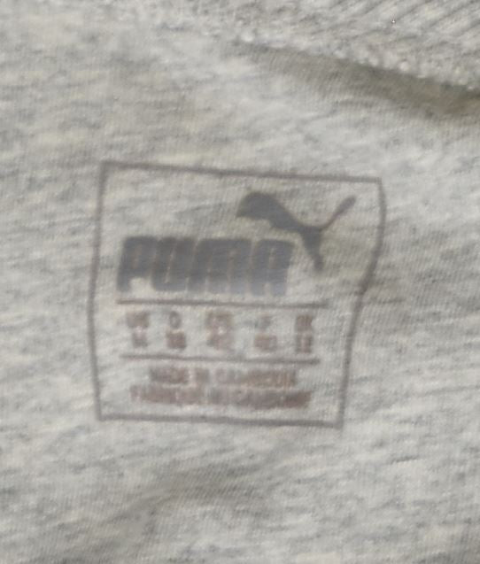 PUMA Womens Graphic Sweatshirt Jumper UK 12 Medium Grey | Vintage | Thrift | Second-Hand | Used Clothing | Messina Hembry 