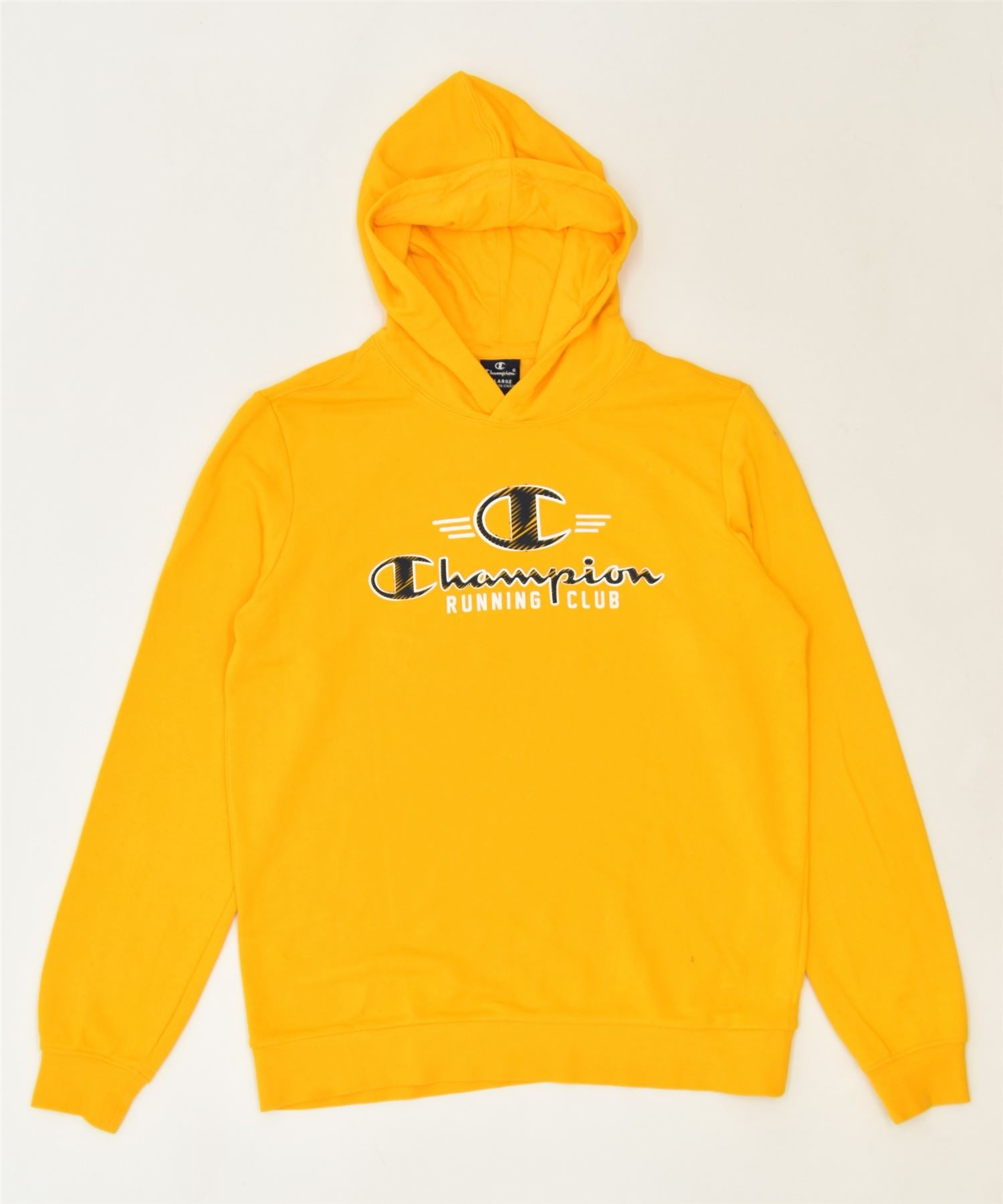 Champion sweater shop without hoodie yellow