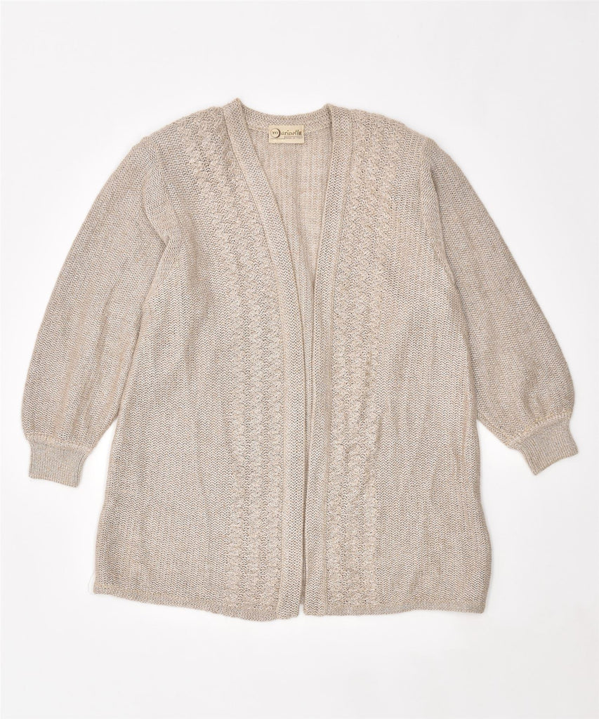 MARINELLA Womens Cardigan Sweater UK 12 Medium Beige Vintage | Vintage | Thrift | Second-Hand | Used Clothing | Messina Hembry 