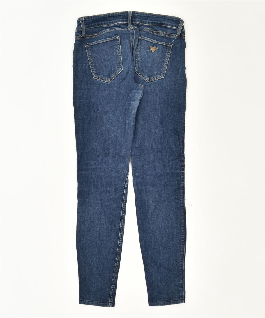 GUESS Womens Skinny Jeans W28 L29 Blue Cotton Classic | Vintage | Thrift | Second-Hand | Used Clothing | Messina Hembry 