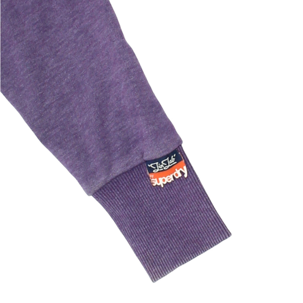 Superdry Womens Purple 54 Jets Pullover Hoodie | Vintage Designer Hoody VTG | Vintage Messina Hembry | Thrift | Second-Hand Messina Hembry | Used Clothing | Messina Hembry 