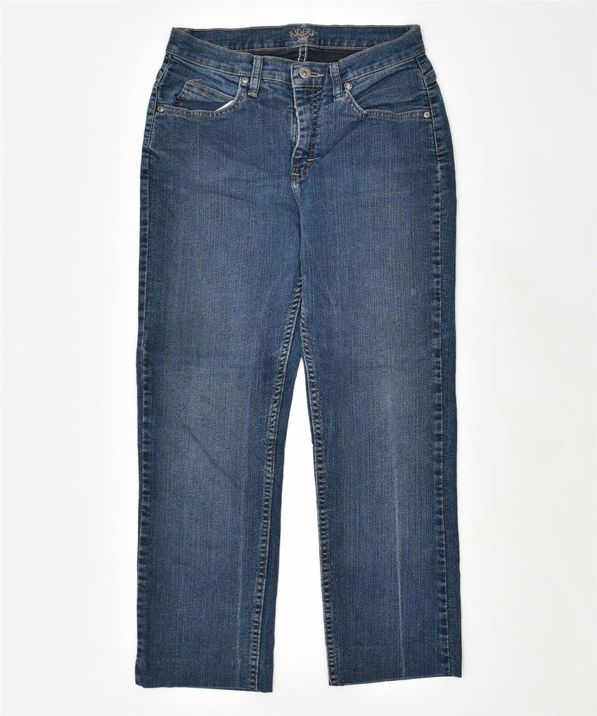 LEE Womens Riders Straight Jeans UK 8 Small W26 L24 Blue Cotton | Vintage | Thrift | Second-Hand | Used Clothing | Messina Hembry 